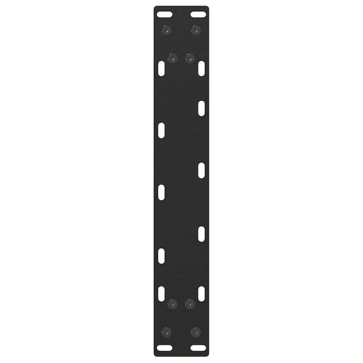 sofabordsben U-formet 2 stk. sort 38 x (42-43) cm stål