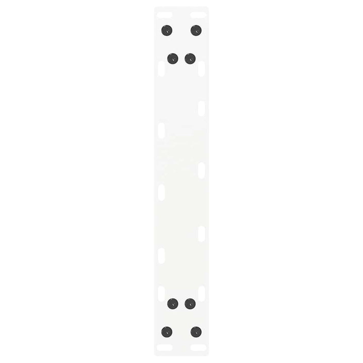 sofabordsben U-formet 2 stk. hvid 38 x (42-43) cm stål