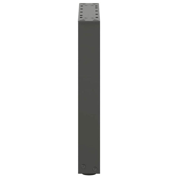 sofabordsben U-formet 2 stk. antracit 38 x (42-43) cm stål