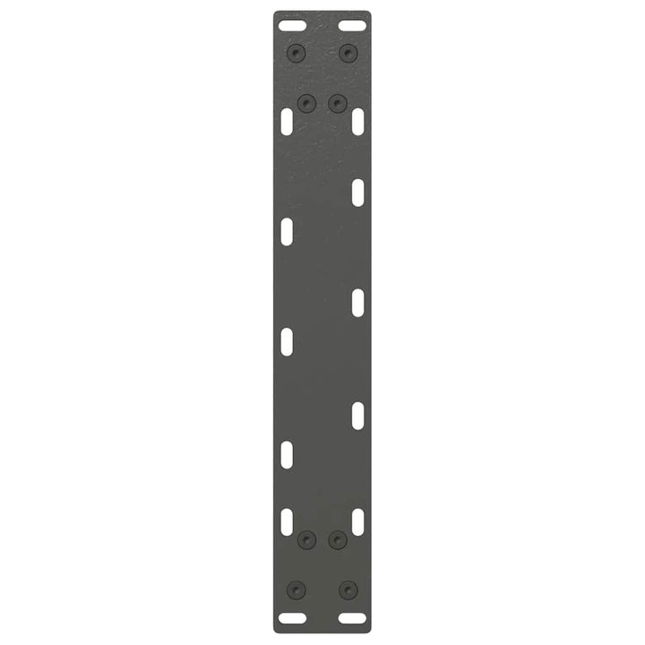sofabordsben U-formet 2 stk. antracit 38 x (42-43) cm stål