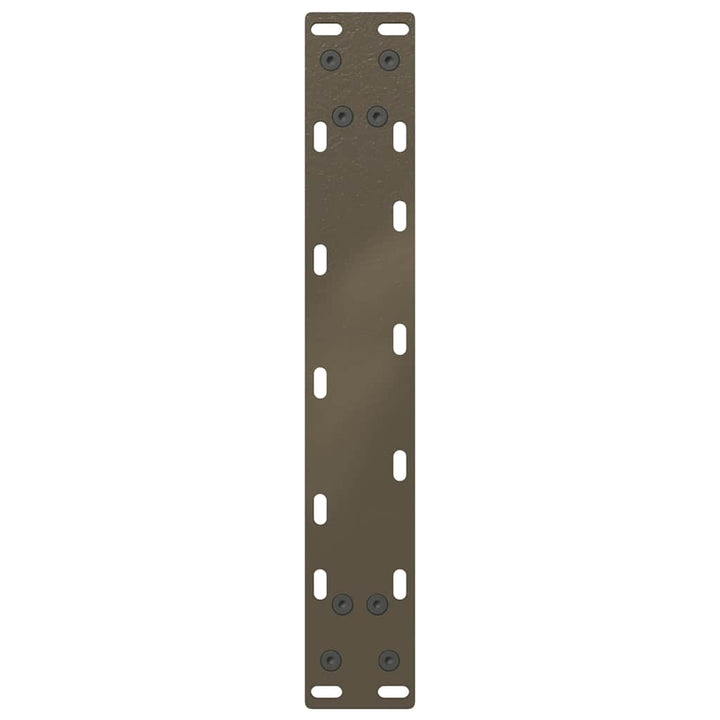 sofabordsben U-formet 2 stk. naturstål 38 x (42-43) cm stål