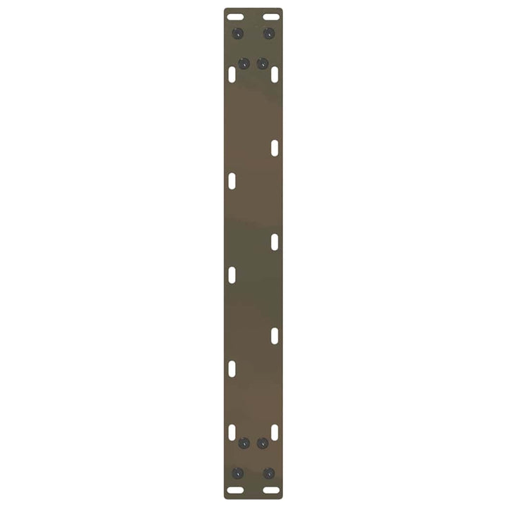 sofabordsben U-formet 2 stk. naturstål 50x(42-43) cm stål