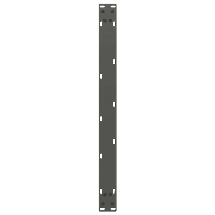sofabordsben U-formet 2 stk. antracit 60x(42-43) cm stål