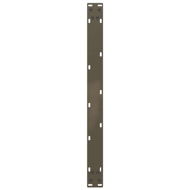 sofabordsben U-formet 2 stk. naturstål 60 x (42-43) cm stål