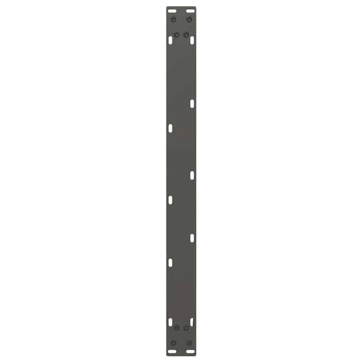sofabordsben U-formet 2 stk. antracit 70 x (42-43) cm stål