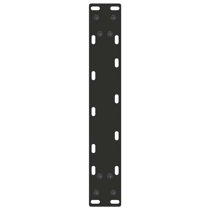 konsolbordben U-formet 2 stk. sort 28 x (72-73) cm stål