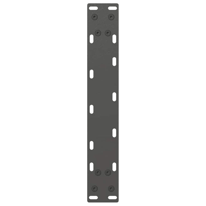 konsolbordben U-formet 2 stk. antracit 28 x (72-73) cm stål