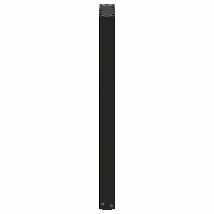konsolbordben U-formet 2 stk. sort 38 x (72-73) cm stål
