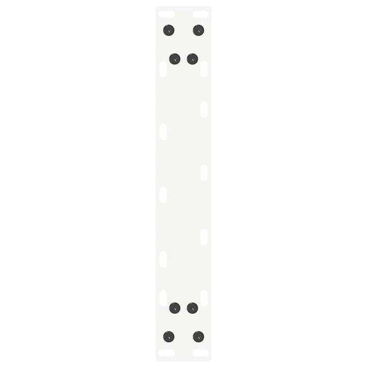 konsolbordben U-formet 2 stk. hvid 38 x (72-73) cm stål