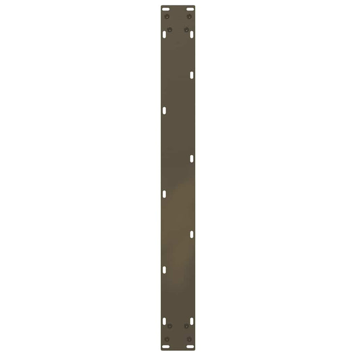 spisebordsben U-formet 2 stk. naturstål 80x(72-73) cm stål