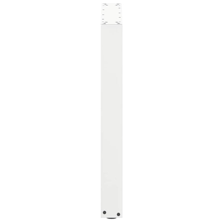 spisebordsben U-formet 3 stk. hvid 70 x (72-73) cm stål