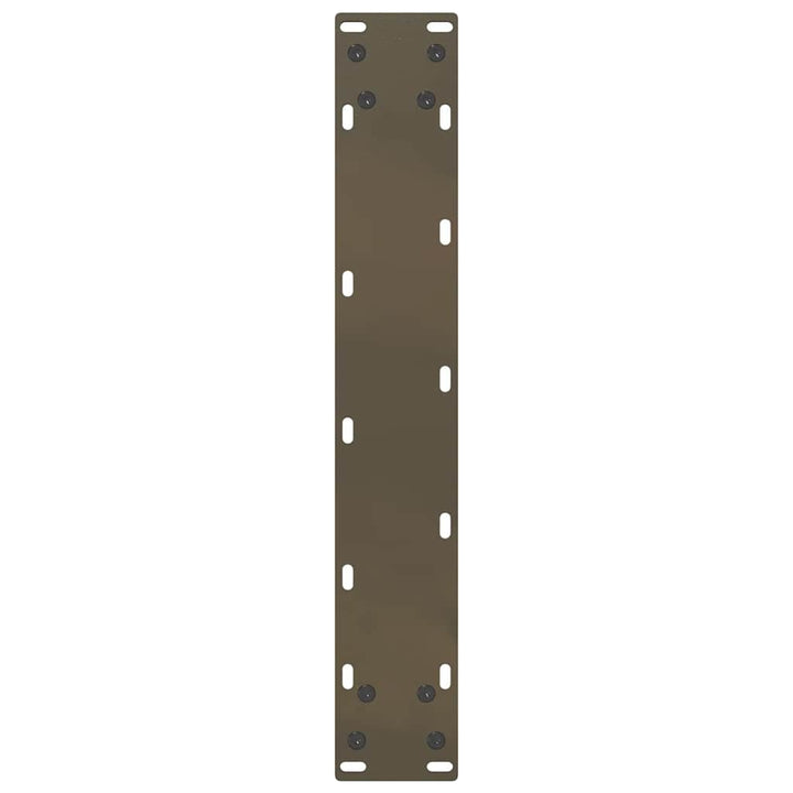 barbordsben U-formet 2 stk. naturstål 40x(90-91) cm stål
