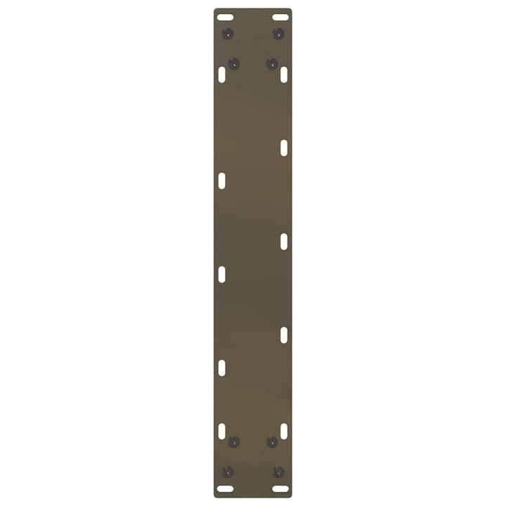 barbordsben U-formet 2 stk. naturstål 40x(100-101) cm stål