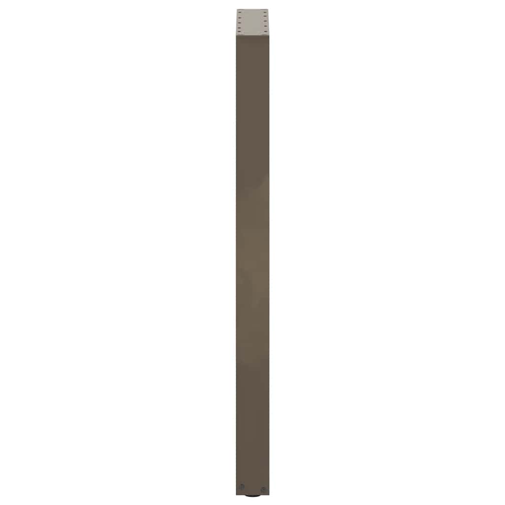 barbordsben U-formet 2 stk. naturstål 40x(110-111) cm stål