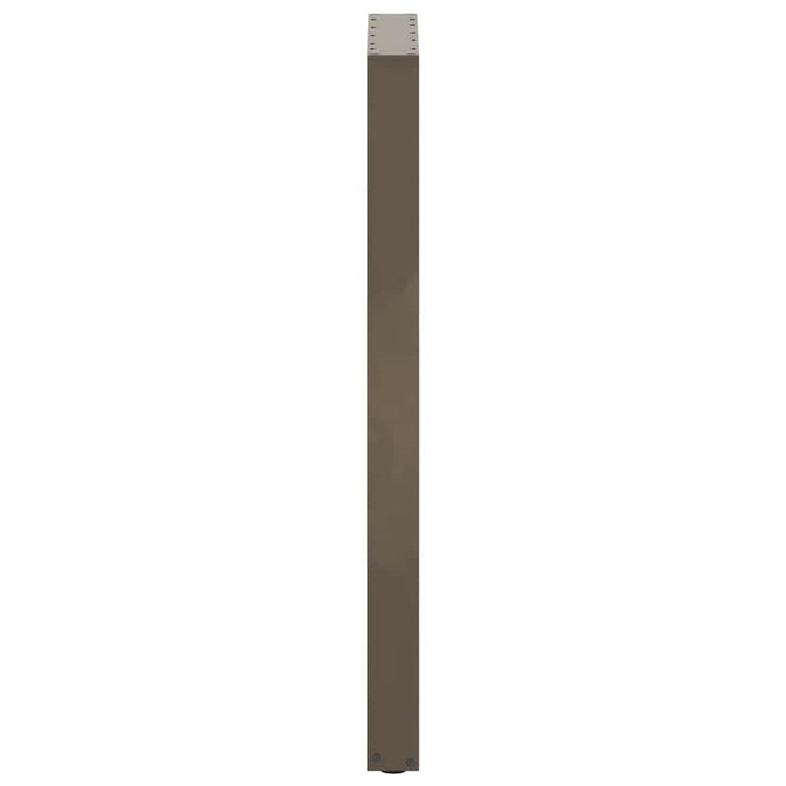 barbordsben U-formet 2 stk. naturstål 40x(110-111) cm stål