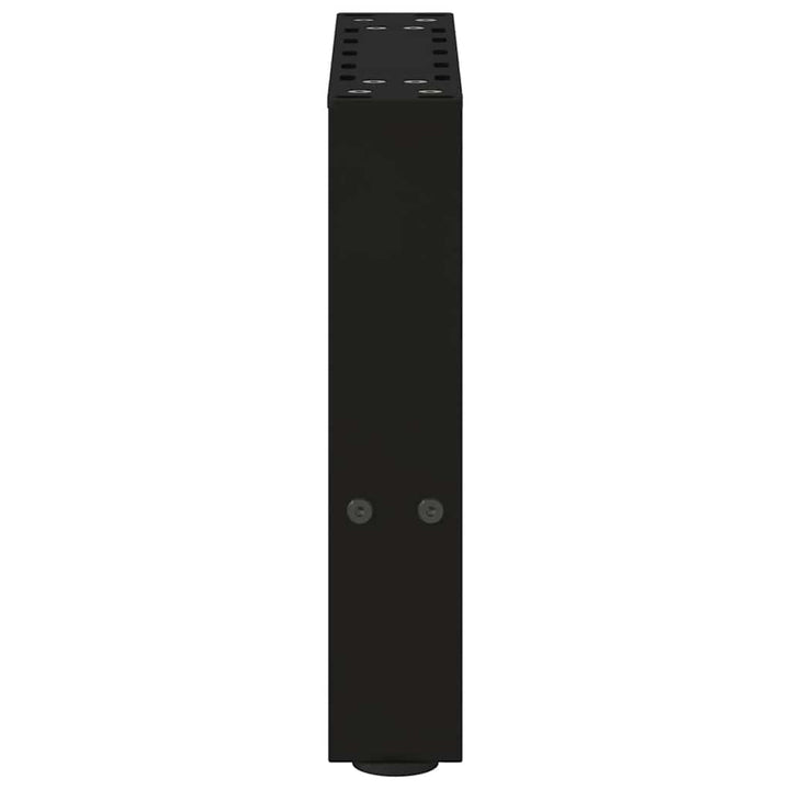 sofabordsben sort 2 stk. 30x(30-31) cm stål