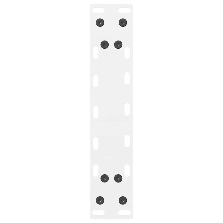 sofabordsben hvide 2 stk. 30x(30-31) cm stål