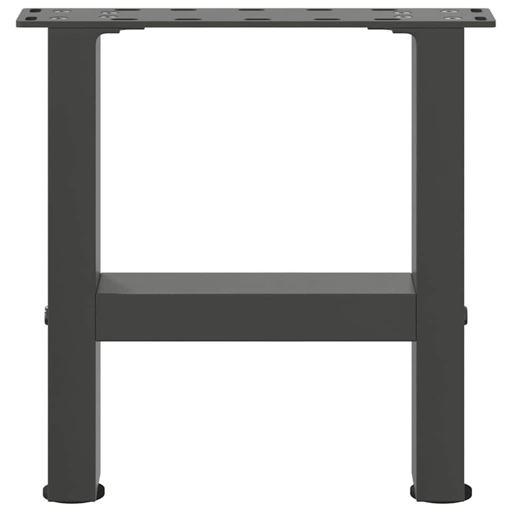 sofabordsben antracit 2 stk. 30x(30-31) cm stål
