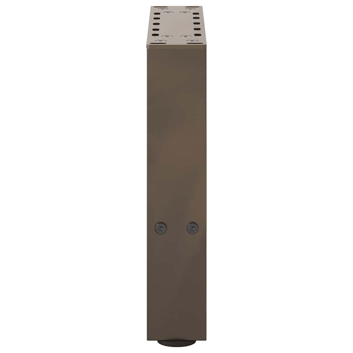 sofabordsben naturstål 2 stk. 30x(30-31) cm stål