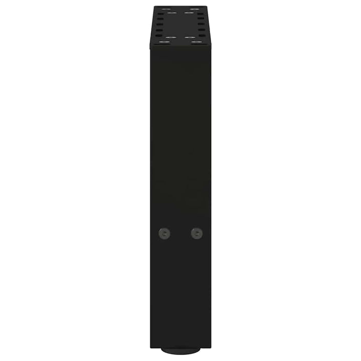sofabordsben sort 2 stk. 40x(30-31) cm stål