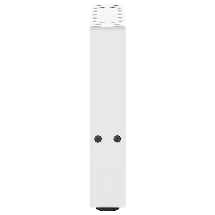 sofabordsben hvide 2 stk. 40x(30-31) cm stål