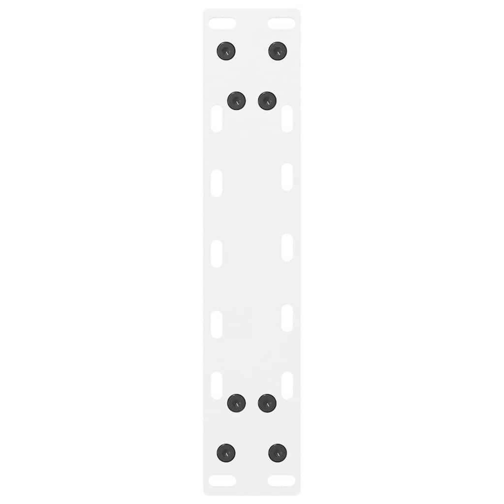 sofabordsben hvide 2 stk. 40x(30-31) cm stål