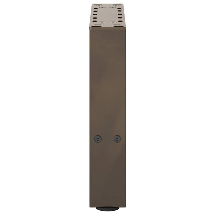 sofabordsben naturstål 2 stk. 40x(30-31) cm stål