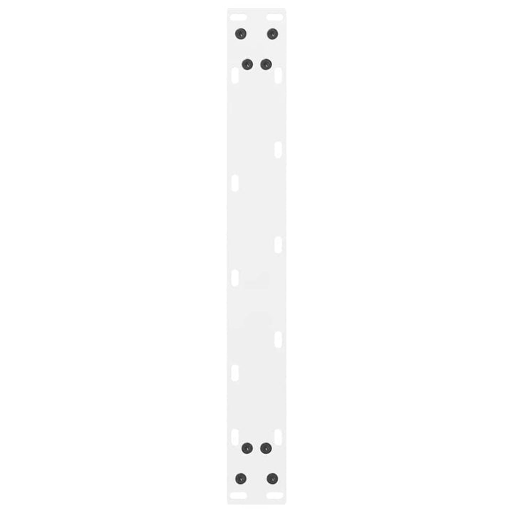 sofabordsben hvide 2 stk. 50x(30-31) cm stål