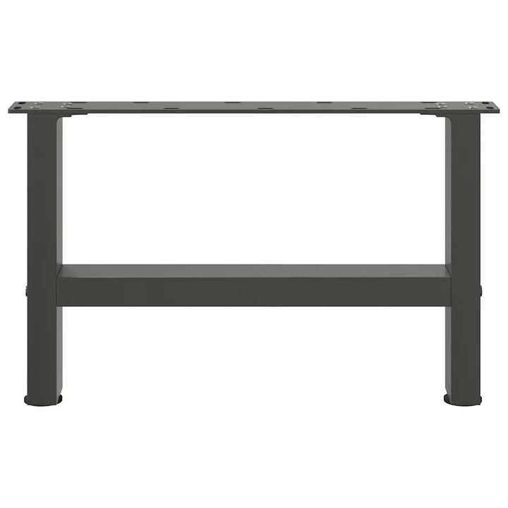sofabordsben antracit 2 stk. 50x(30-31) cm stål