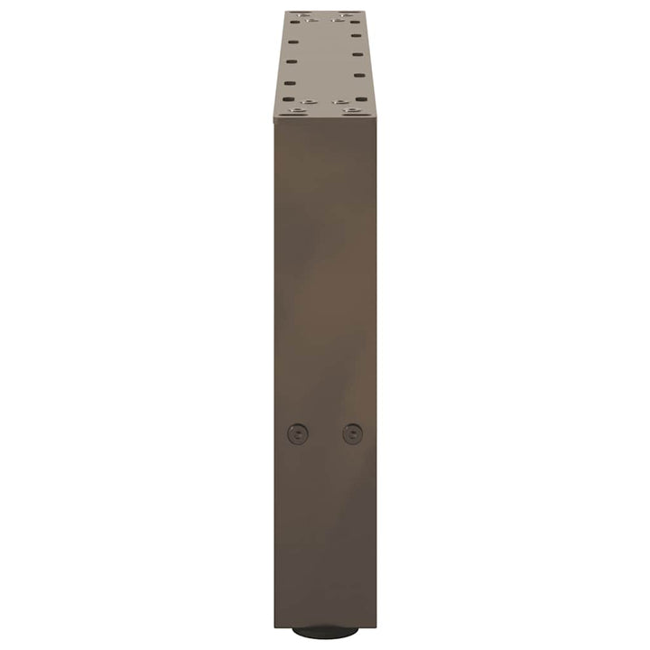 sofabordsben naturstål 2 stk. 50x(30-31) cm stål