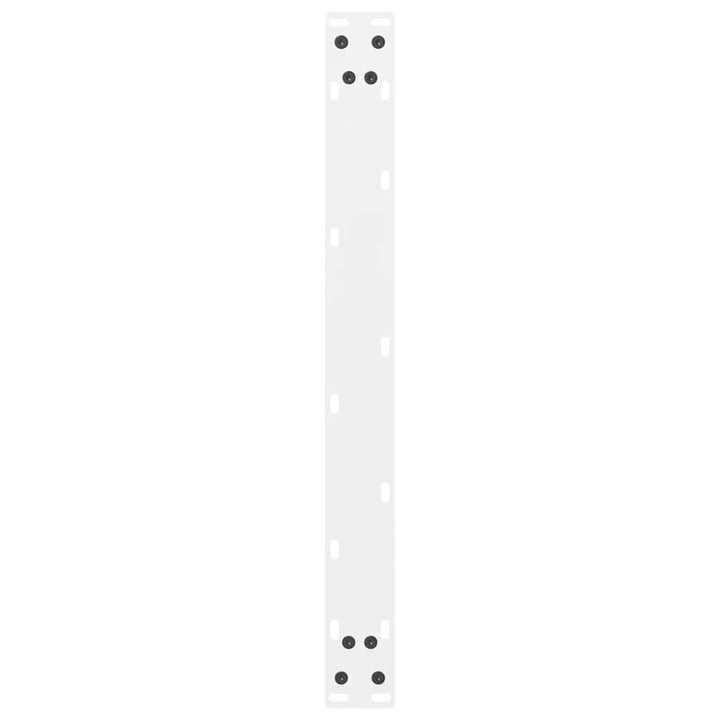 sofabordsben hvide 2 stk. 60x(30-31) cm stål