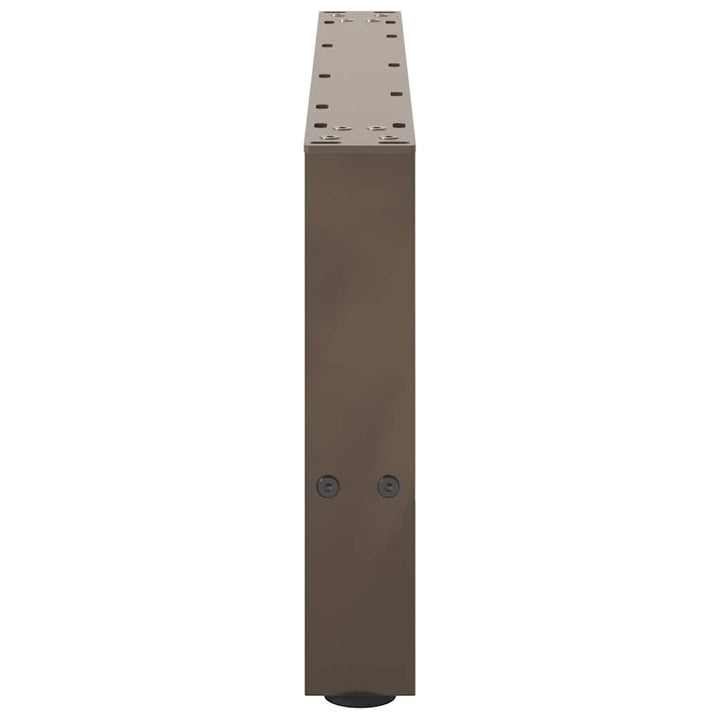 sofabordsben naturstål 2 stk. 60x(30-31) cm stål