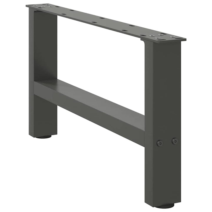 sofabordsben antracit 2 stk. 70 x (30-31) cm stål