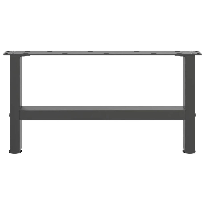 sofabordsben antracit 2 stk. 70 x (30-31) cm stål