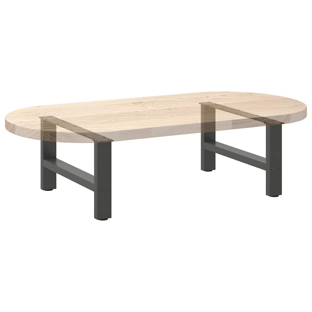 sofabordsben antracit 2 stk. 70 x (30-31) cm stål