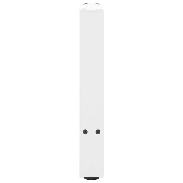 sofabordsben hvide 2 stk. 28 x (42-43) cm stål