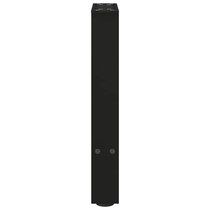 sofabordsben sort 2 stk. 38 x (42-43) cm stål
