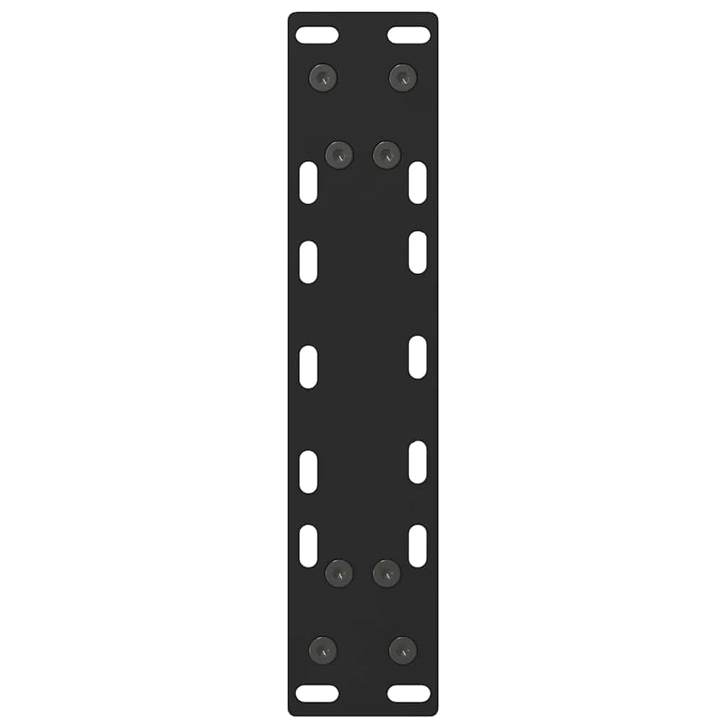 sofabordsben sort 2 stk. 38 x (42-43) cm stål