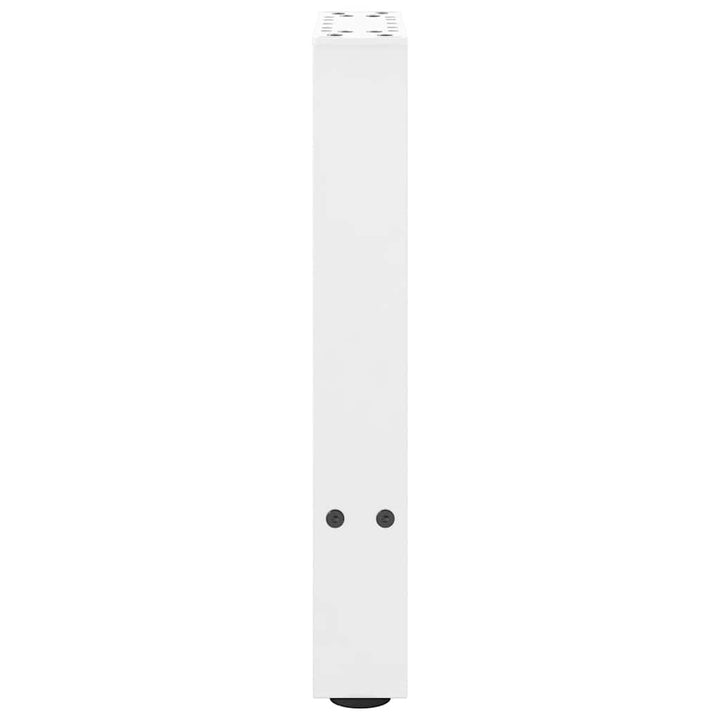 sofabordsben hvide 2 stk. 38 x (42-43) cm stål
