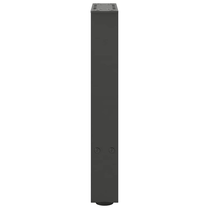 sofabordsben antracit 2 stk. 38 x (42-43) cm stål