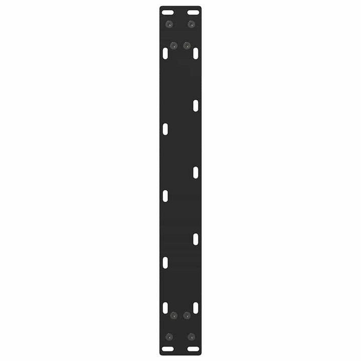 sofabordsben sort 2 stk. 50x(42-43) cm stål