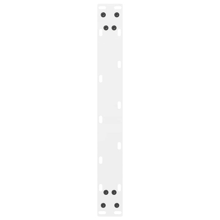 sofabordsben hvide 2 stk. 50x(42-43) cm stål