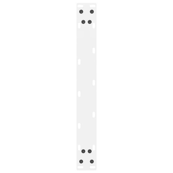 sofabordsben hvide 2 stk. 60 x (42-43) cm stål