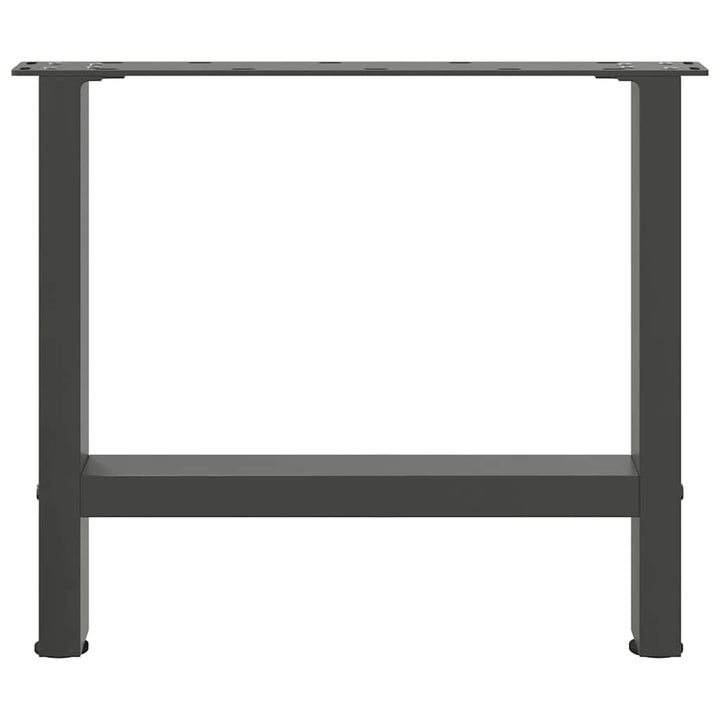 sofabordsben antracit 2 stk. 60 x (42-43) cm stål