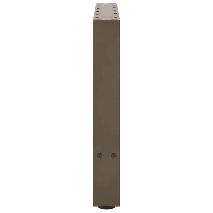 sofabordsben naturstål 2 stk. 60x(42-43) cm stål