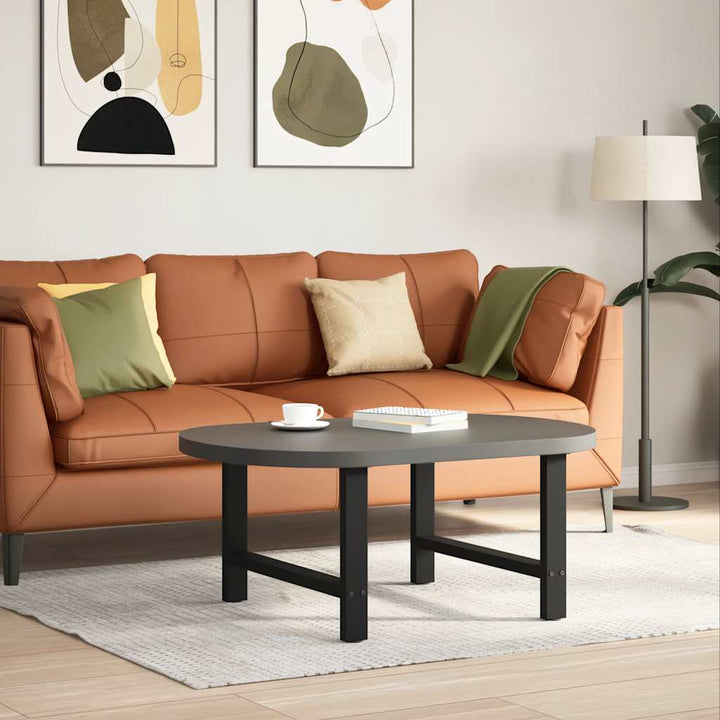 sofabordsben sort 2 stk. 70 x (42-43) cm stål