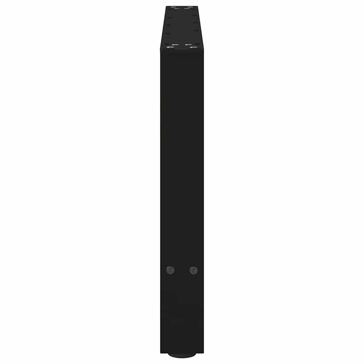 sofabordsben sort 2 stk. 70 x (42-43) cm stål