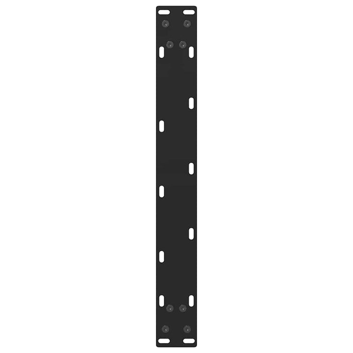 sofabordsben sort 2 stk. 70 x (42-43) cm stål