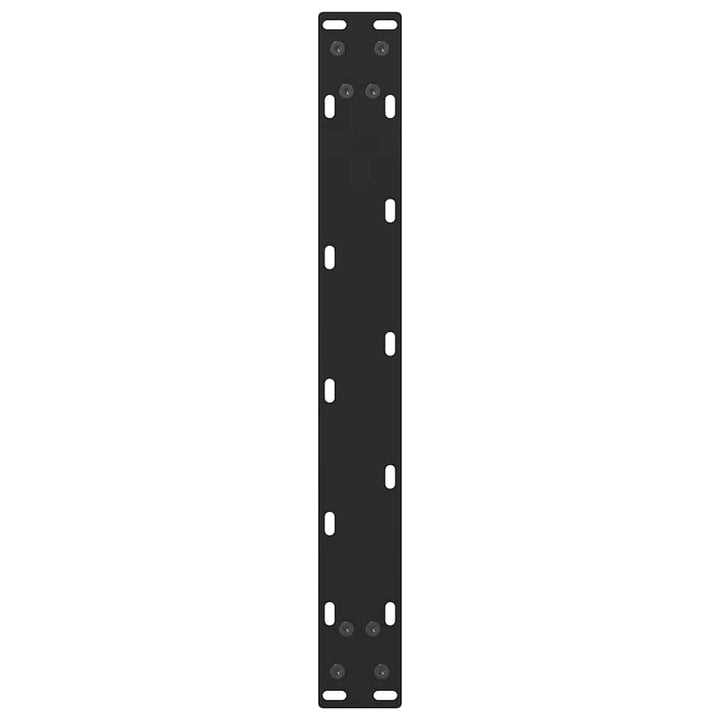 sofabordsben sort 2 stk. 70 x (42-43) cm stål