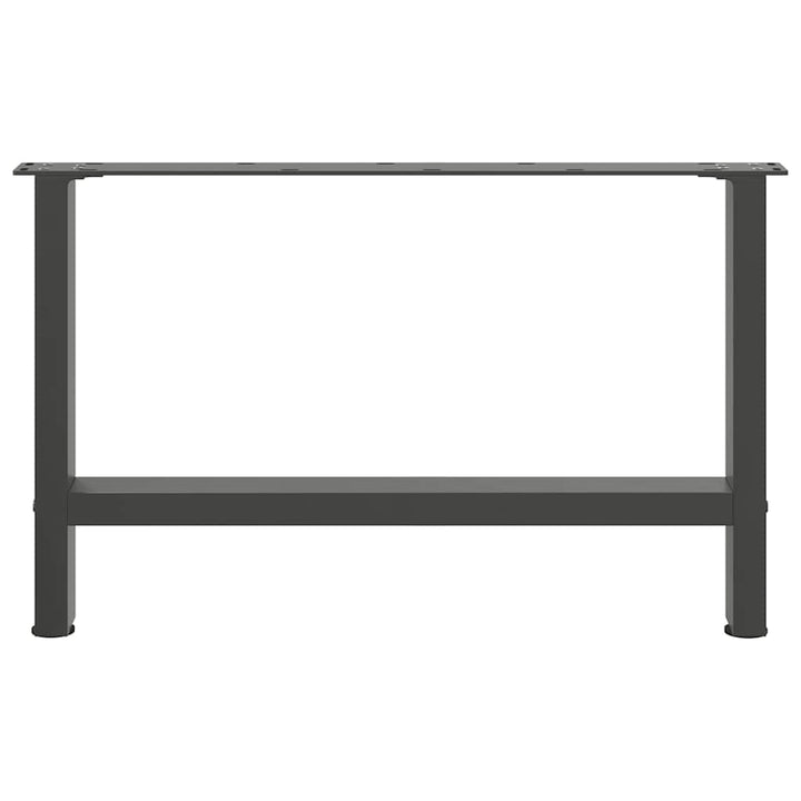 sofabordsben antracit 2 stk. 70 x (42-43) cm stål